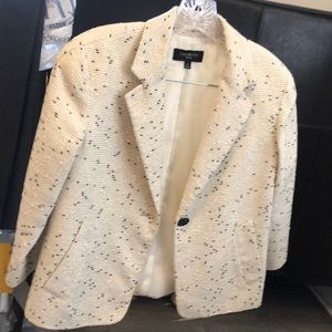 Talbot women’s suite jacket wool nit pattern size 6p